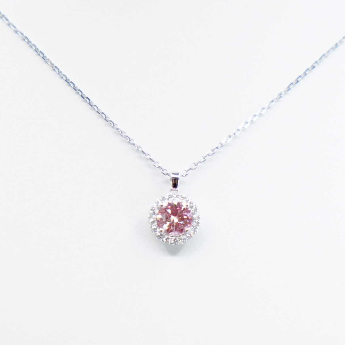 Pink Diamond Necklace