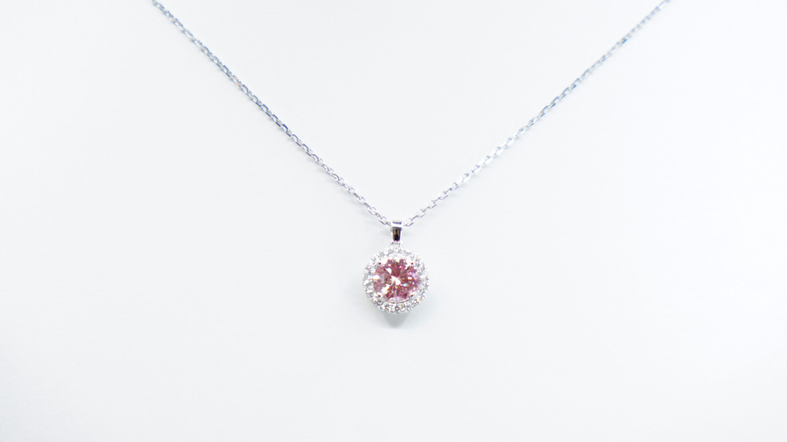 Pink Diamond Necklace