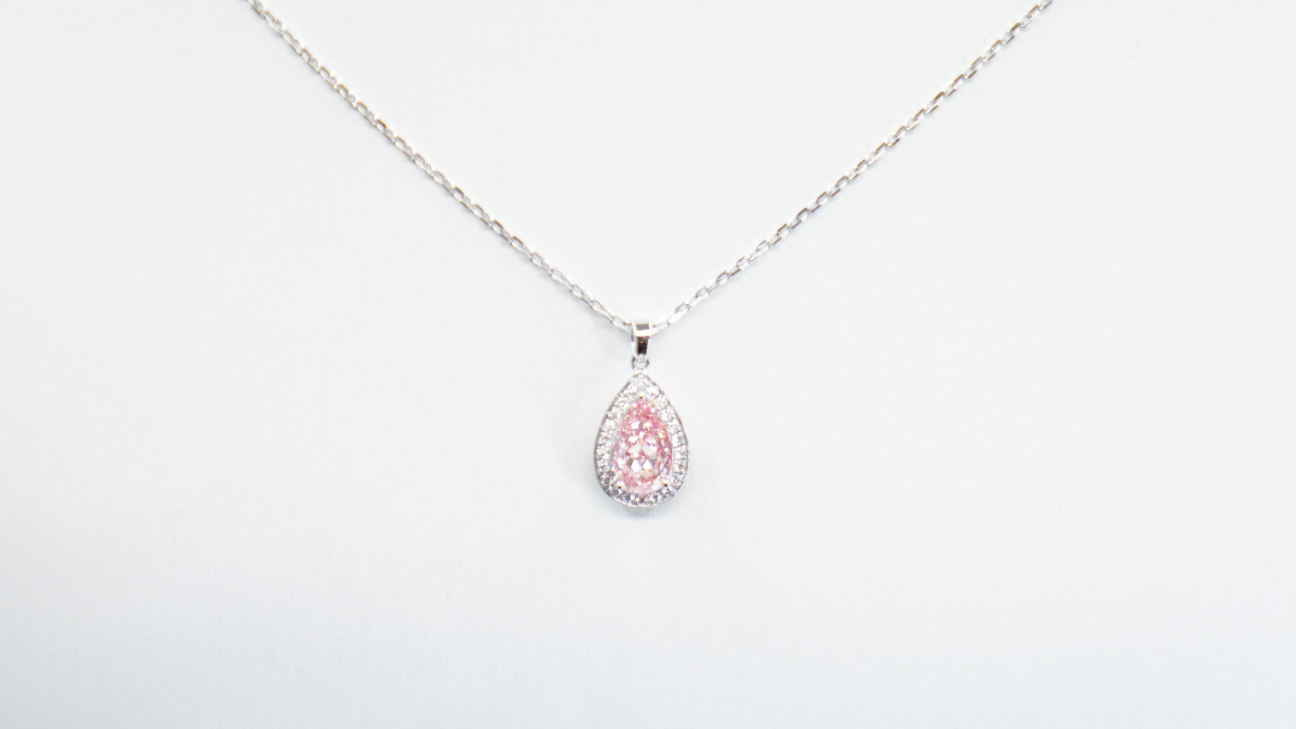 Pink Diamond Necklace