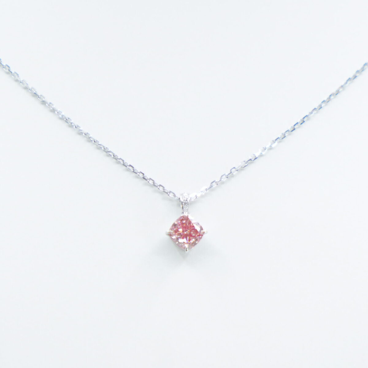 Pink Diamond Necklace