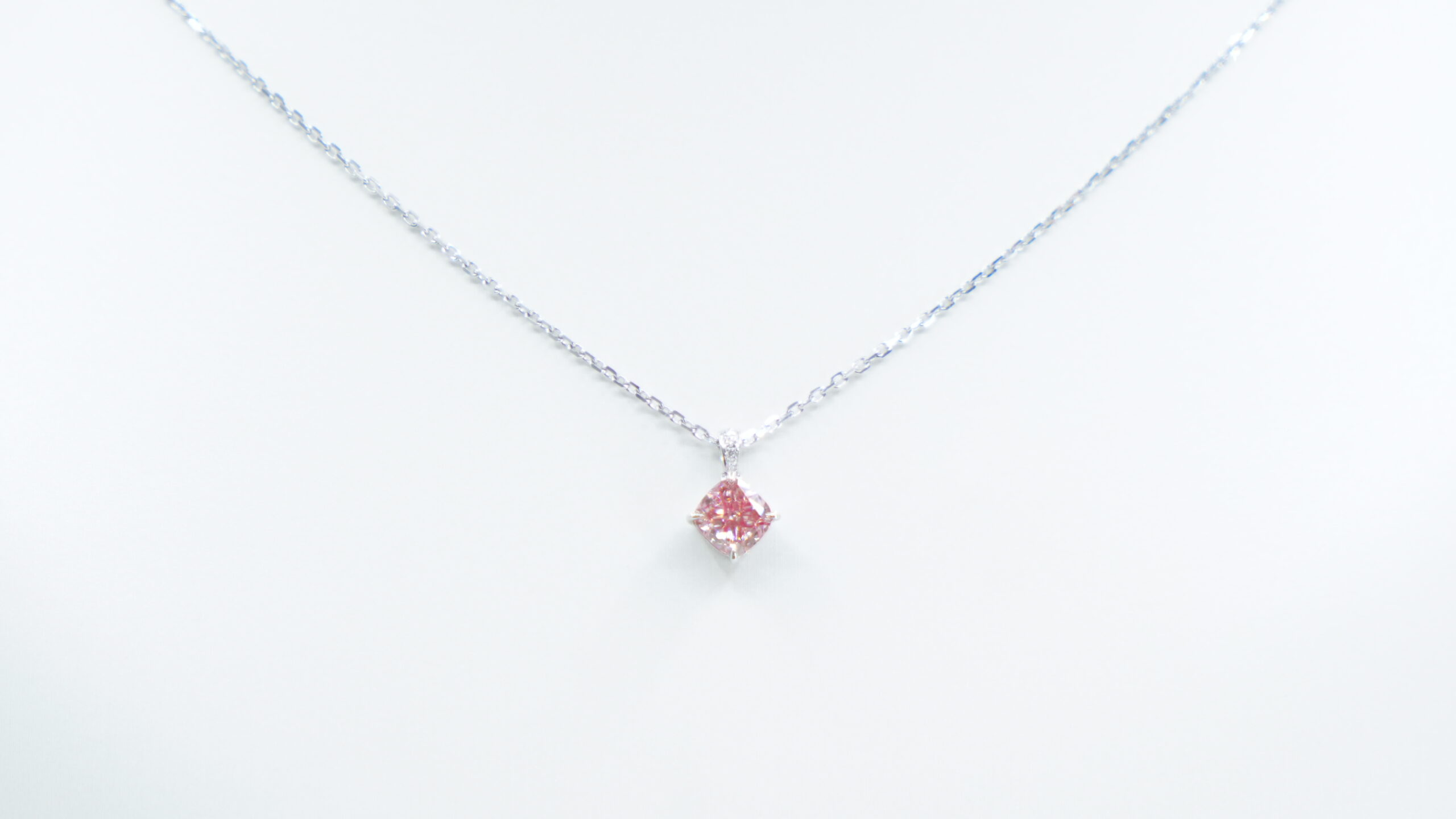 Pink Diamond Necklace