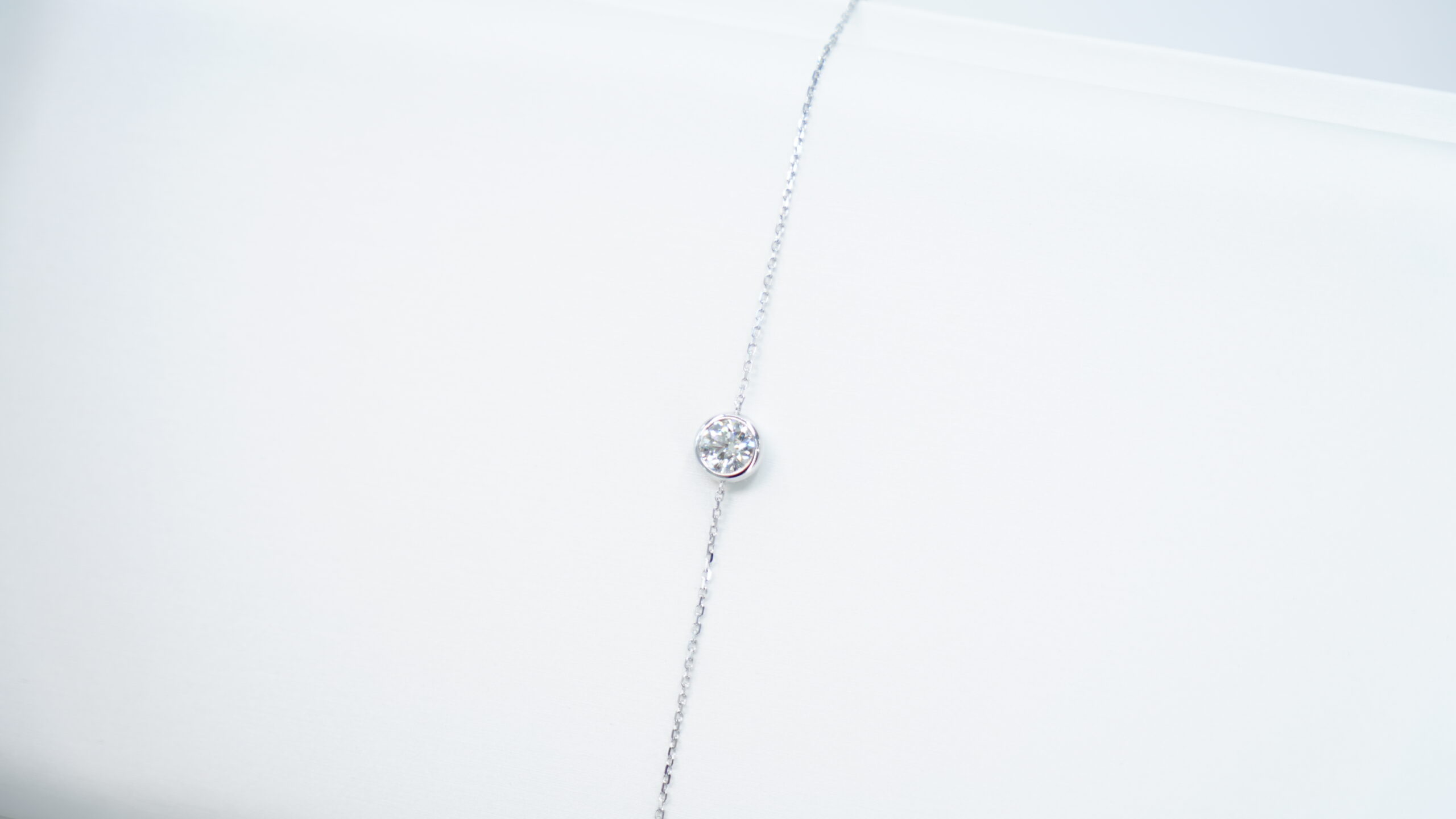 1.06 carat tw round laboratory grown diamond bracelet in 9kt white gold 1.06 carat tw round laboratory grown diamond bracelet in 9kt white gold