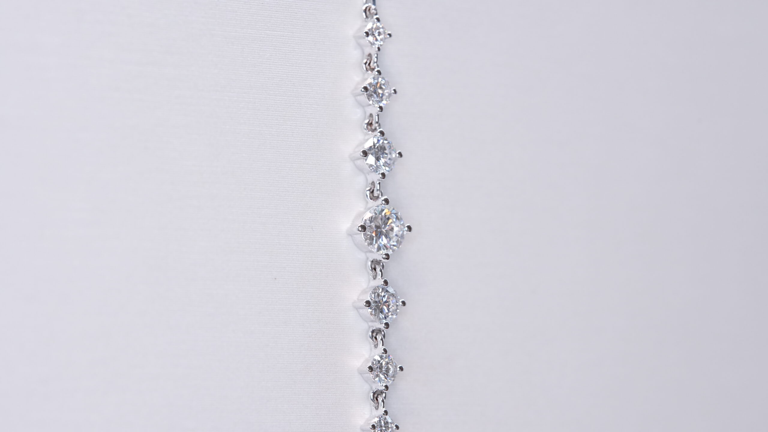 Round laboratory grown diamond bracelet Round laboratory grown diamond bracelet