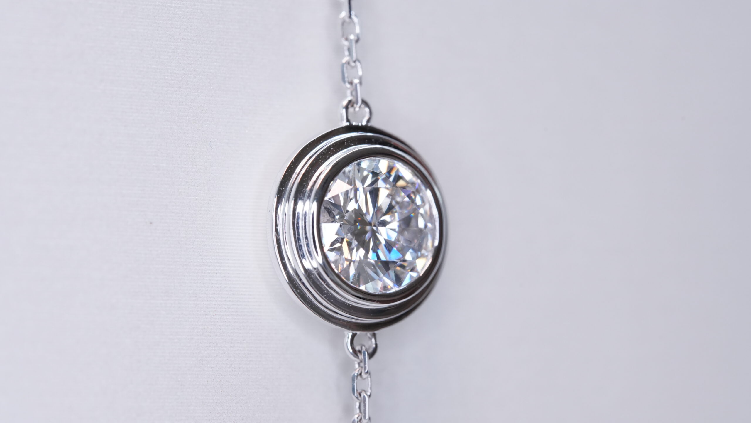 Round laboratory grown diamond bracelet Round laboratory grown diamond bracelet